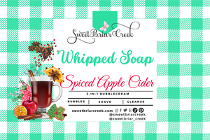 Spiced Apple Cider Whipped Soap & Shaving Cream