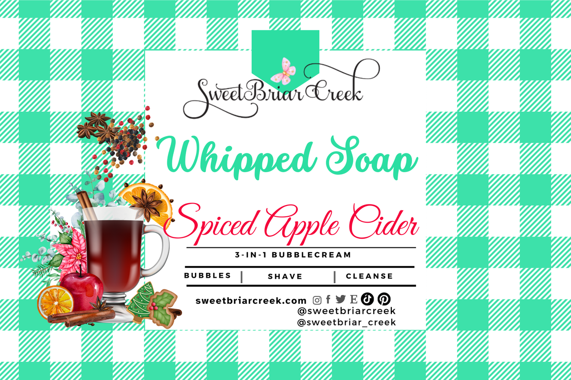 Spiced Apple Cider Whipped Soap & Shaving Cream
