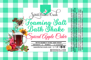 Spiced Apple Cider Foaming Salt Bath Shake