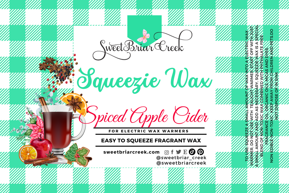 Spiced Apple Cider Squeezie Wax + Scoopable melts for Waxwarmer
