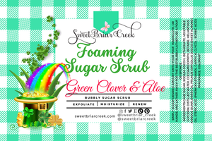 Green Clover & Aloe Whipped Sugar Scrub