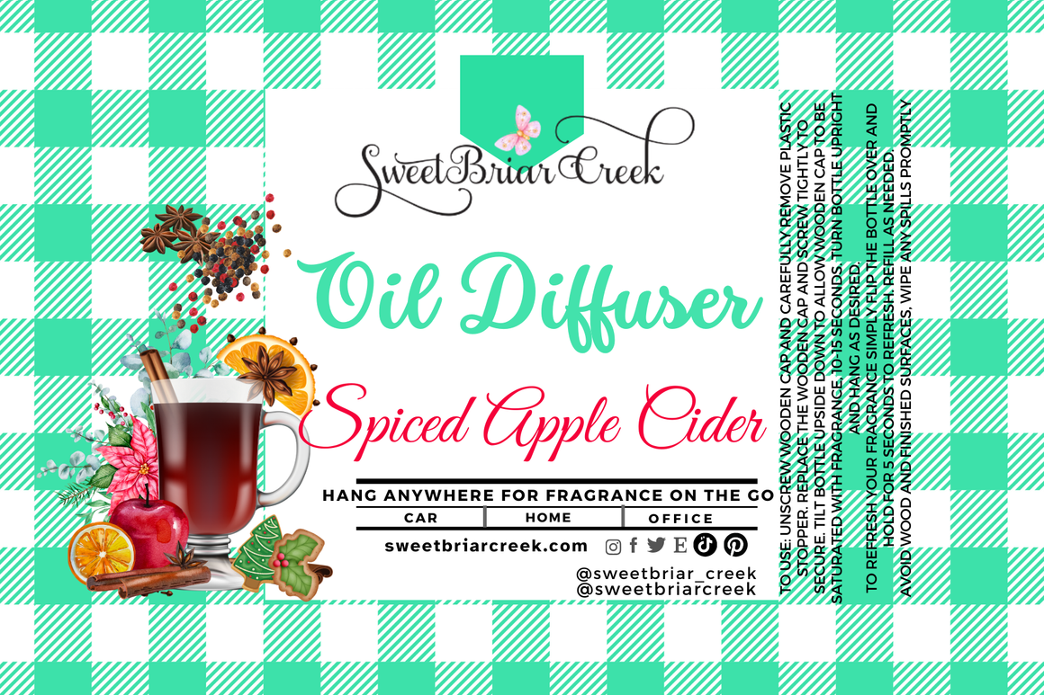 Spiced Apple Cider Hanging Car Diffuser & Refills