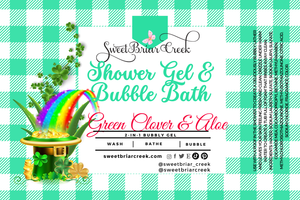Green Clover & Aloe Body Wash + Bubble Bath