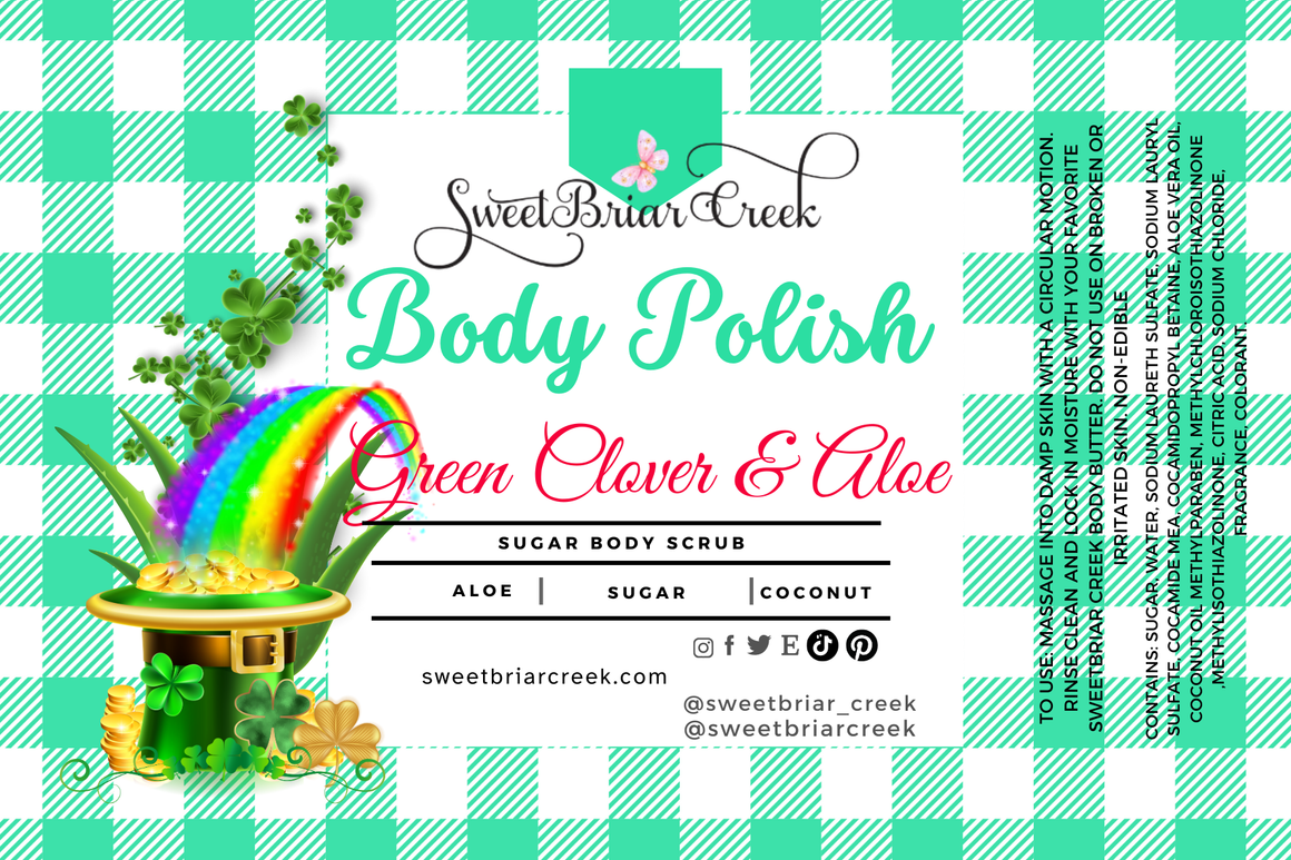 Green Clover & Aloe Body Polish