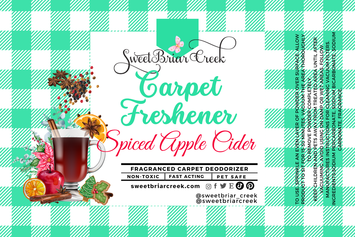 Spiced Apple Cider Carpet Freshener Powder