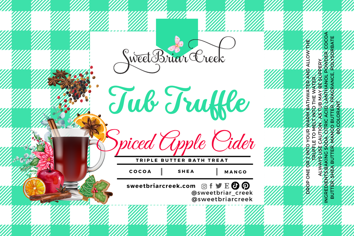 Spiced Apple Cider Bath Butter Tub Truffles