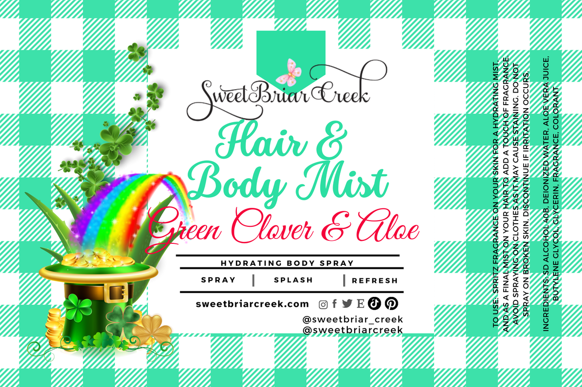 Green Clover & Aloe Hair & Body Mist