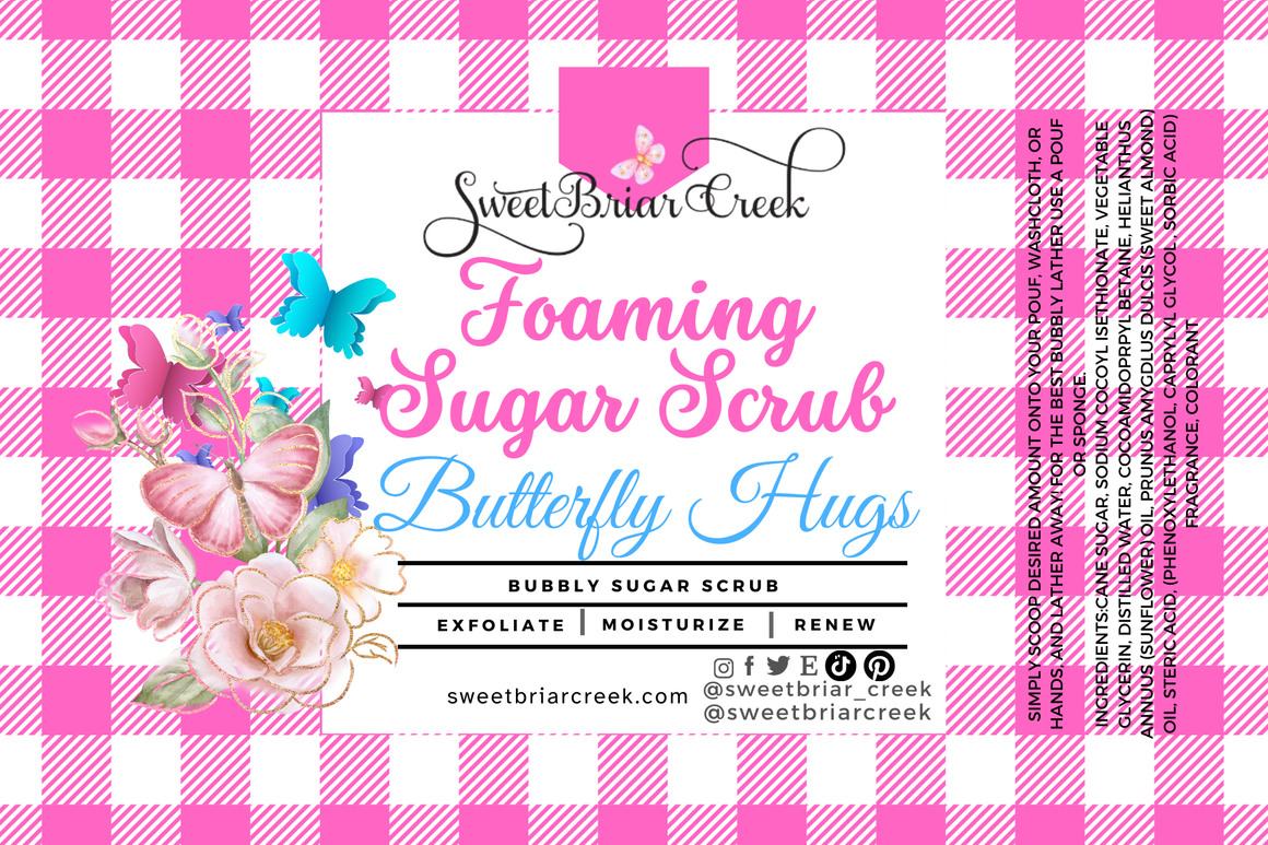 Butterfly Hugs Whipped Sugar Scrub