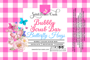 Butterfly Hugs Bubbly Scrub Body Bars