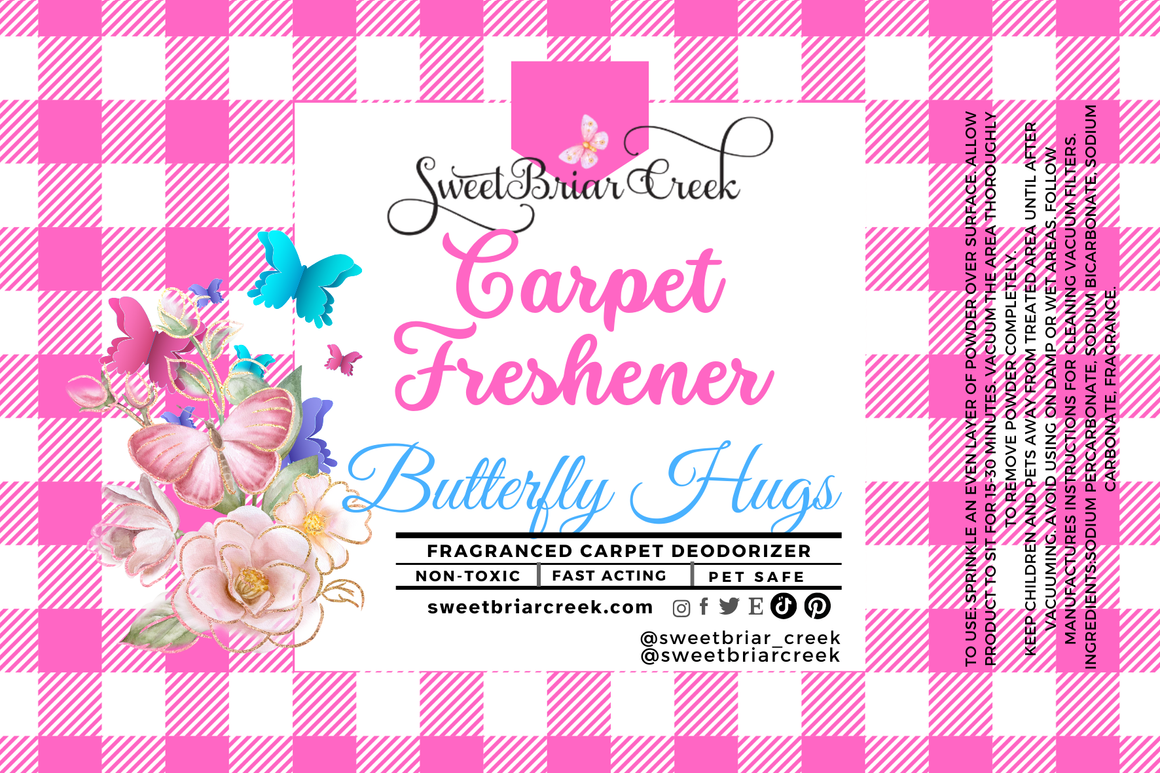 Butterfly Hugs Carpet Freshener Powder