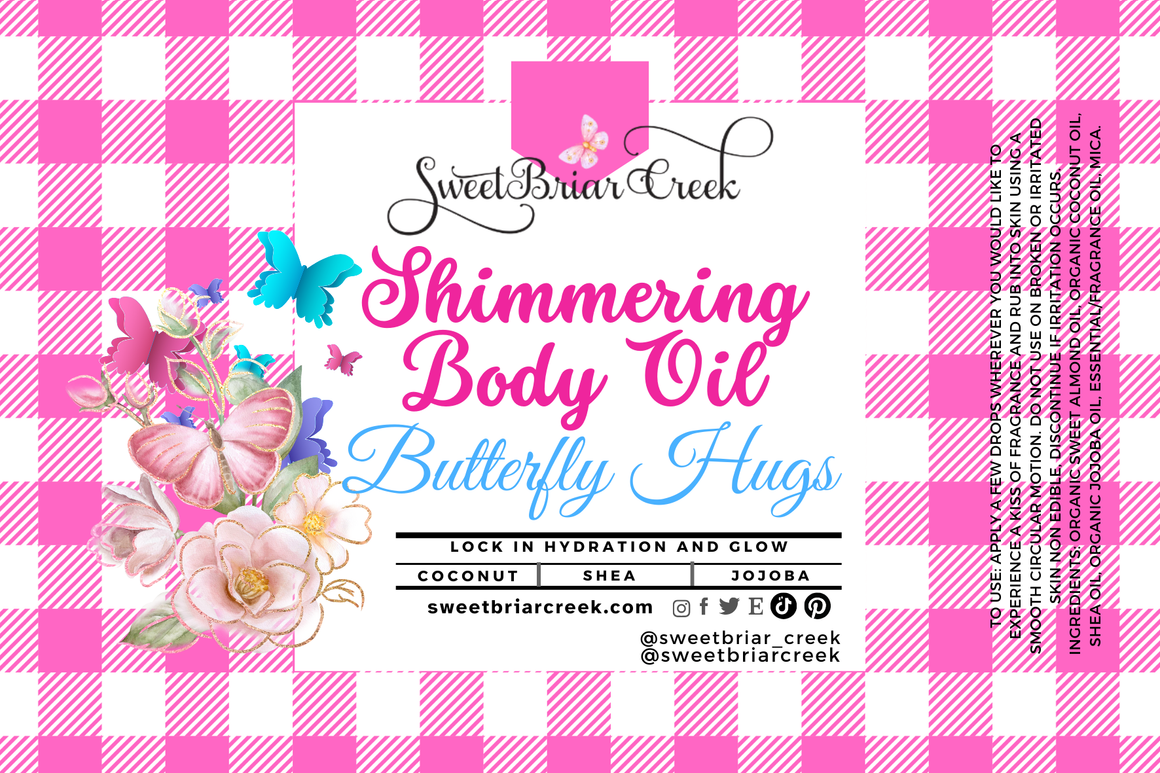 Butterfly Hugs Shimmering Body Oil