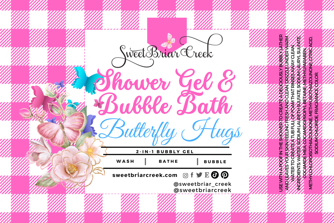 Butterfly Hugs Body Wash + Bubble Bath