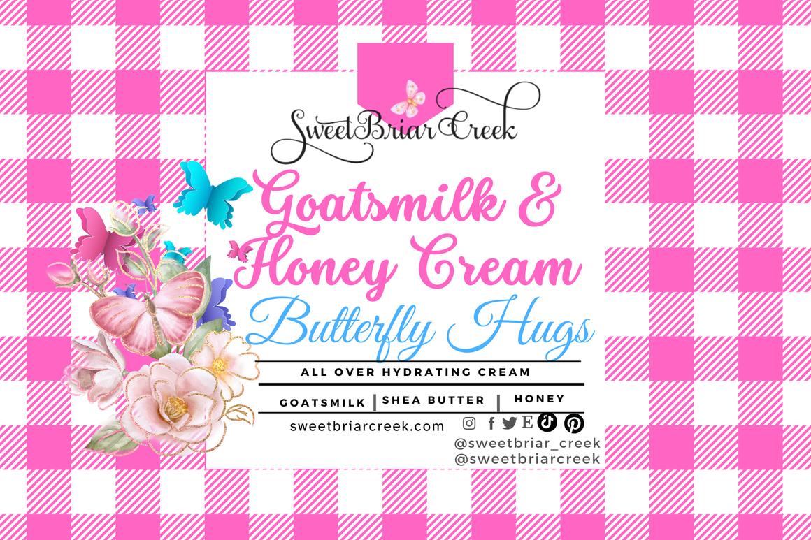 Butterfly Hugs Goat Milk & Honey Body Creme