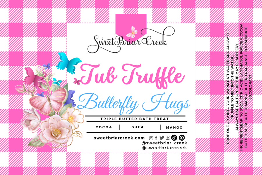 Butterfly Hugs Bath Butter Tub Truffles