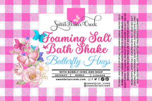 Butterfly Hugs Foaming Salt Bath Shake
