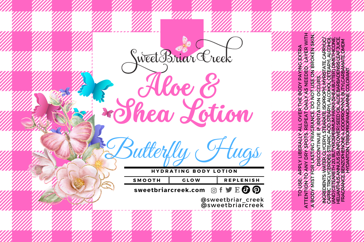 Butterfly Hugs Shea & Aloe Body Lotion