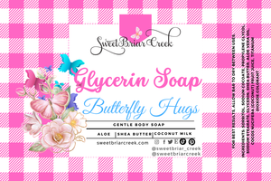 Butterfly Hugs Glycerin Soap Bar
