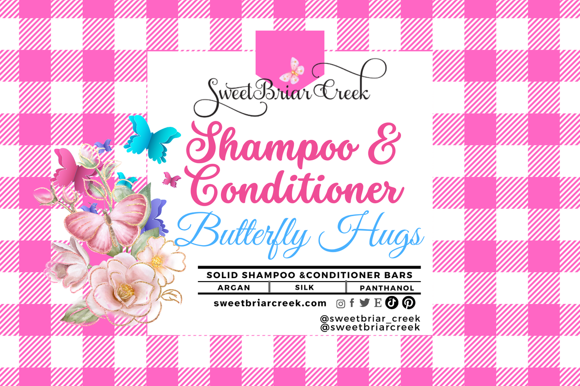 Butterfly Hugs Shampoo & Conditioner Bars