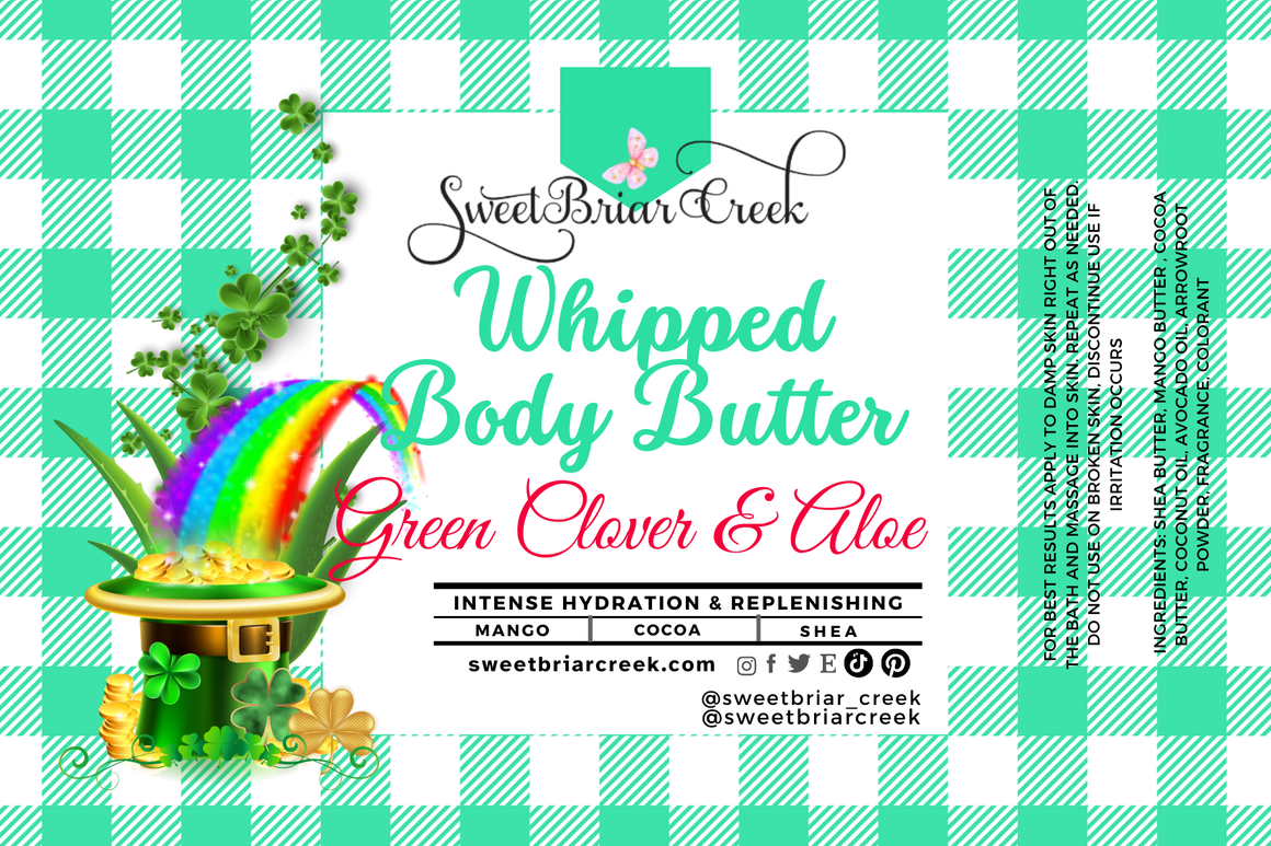 Green Clover & Aloe Whipped Body Butter