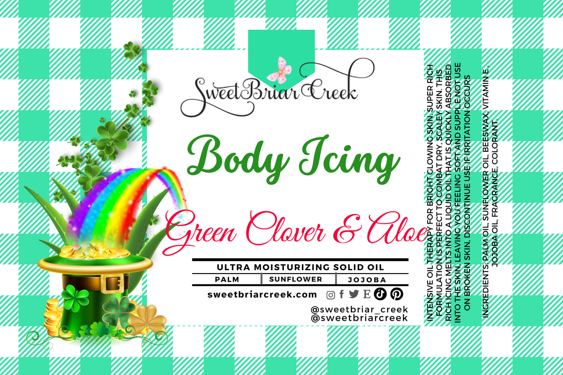 Green Clover & Aloe Body Icing