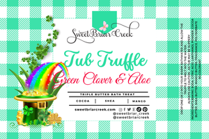 Green Clover & Aloe Bath Butter Tub Truffles