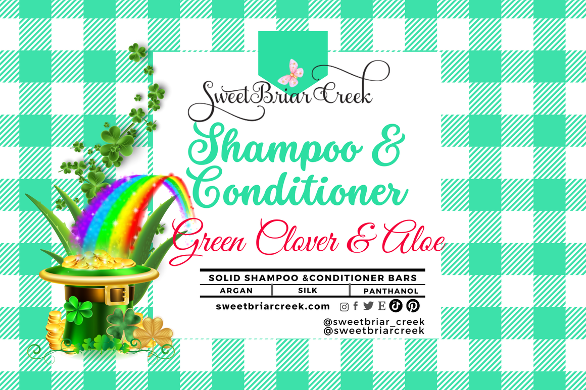 Green Clover & Aloe Shampoo & Conditioner Bars