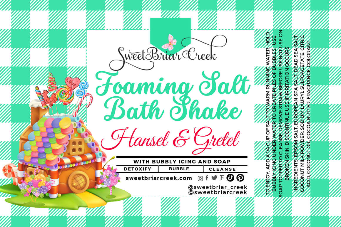 Hansel & Gretel's House Foaming Salt Bath Shake