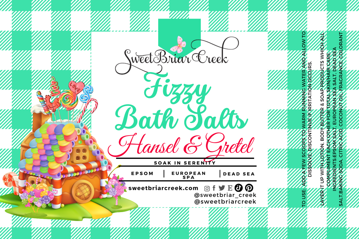 Hansel & Gretels House Fizzy Bath Salt Soak