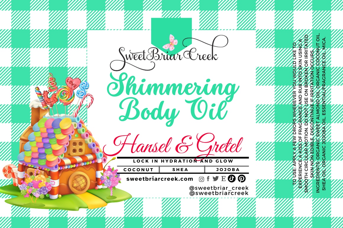 Hansel & Gretel's House Shimmering Body Oil (Copy)