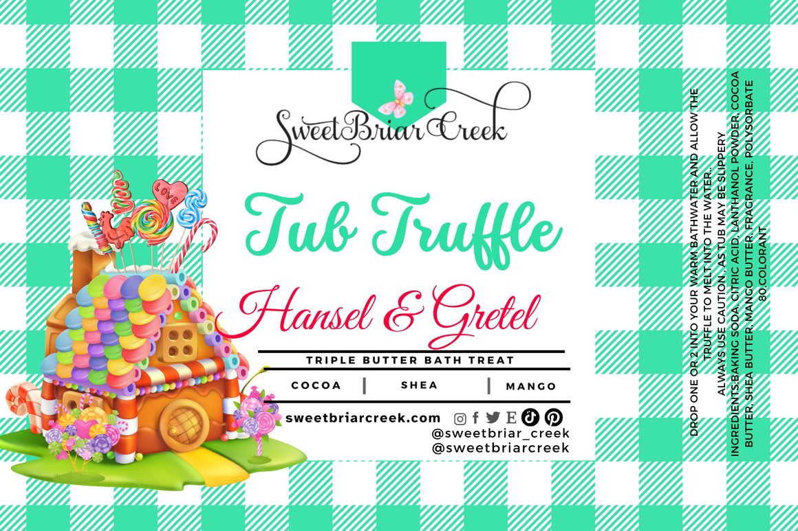 Hansel & Gretels House Bath Butter Tub Truffles