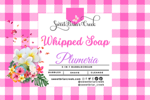 Plumeria Whipped Soap & Shaving Cream