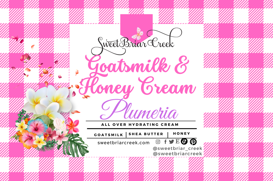 Plumeria Goat Milk & Honey Body Creme