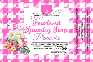 Plumeria Powdered Laundry Soap