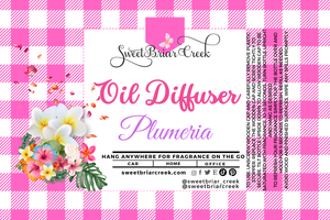 Plumeria Hanging Car Diffuser & Refills