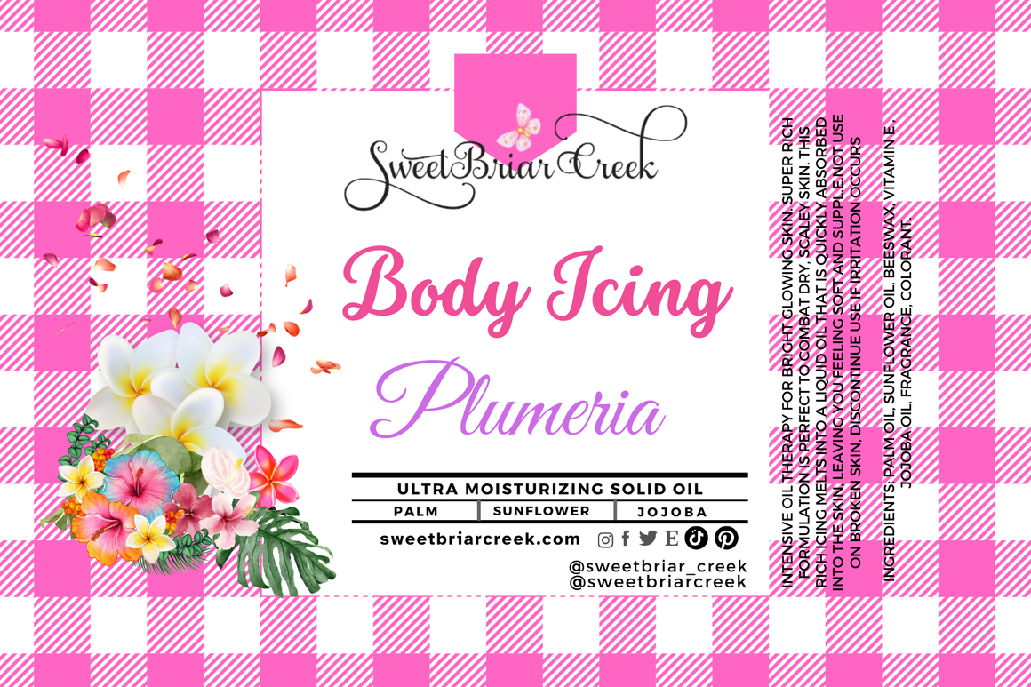 Plumeria Body Icing