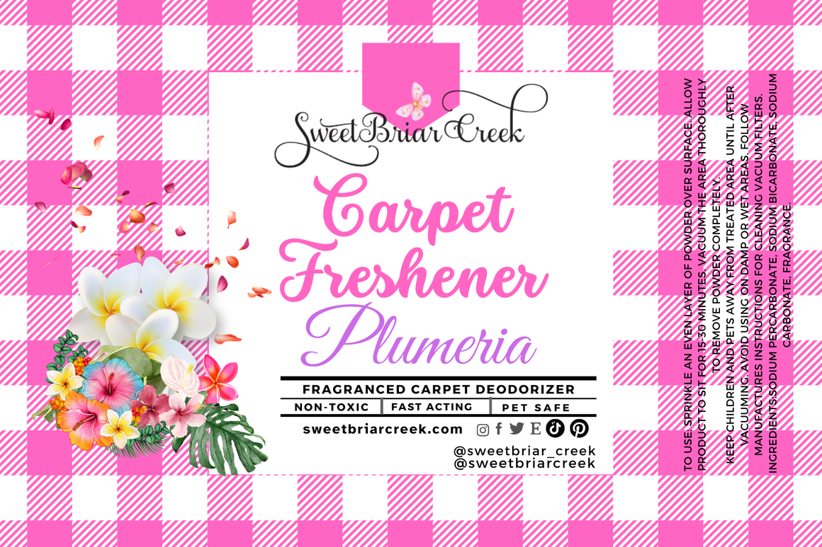 Plumeria Carpet Freshener Powder