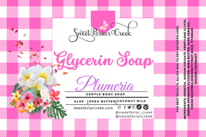 Plumeria Glycerin Soap Bar