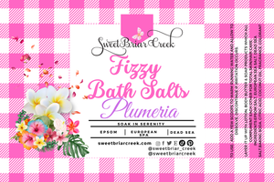 Plumeria Fizzy Bath Salt Soak