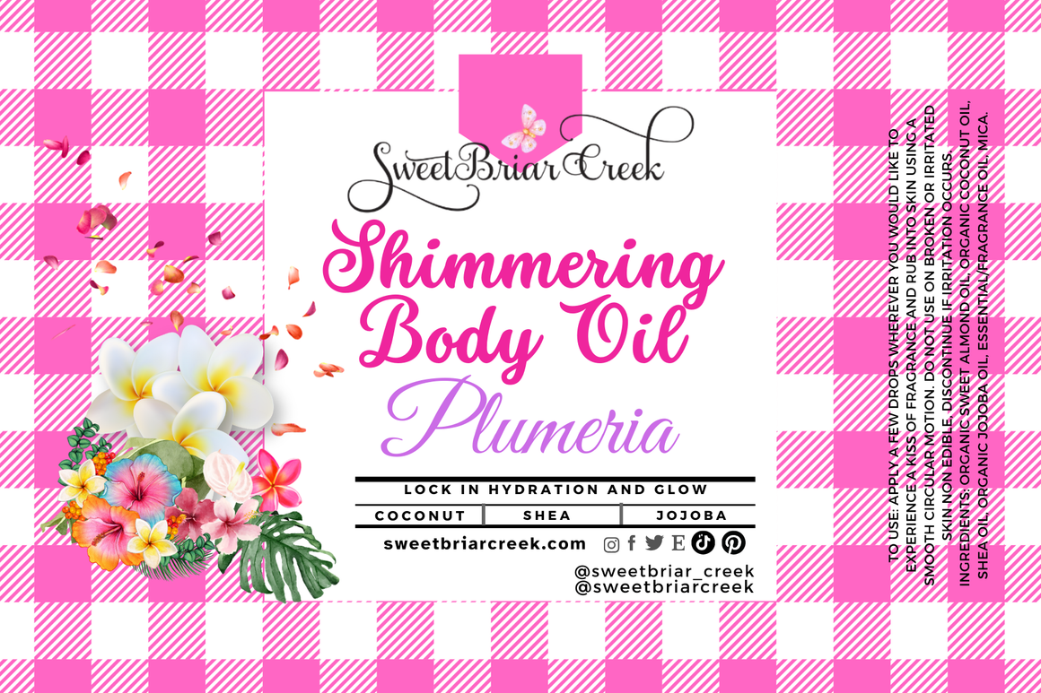 Plumeria Shimmering Body Oil