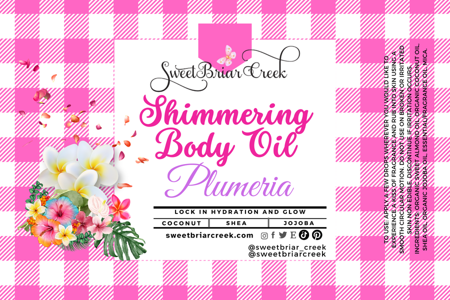 Plumeria Shimmering Body Oil