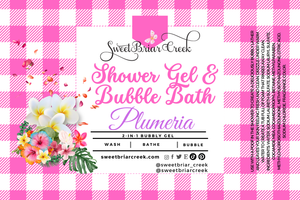 Plumeria Body Wash + Bubble Bath