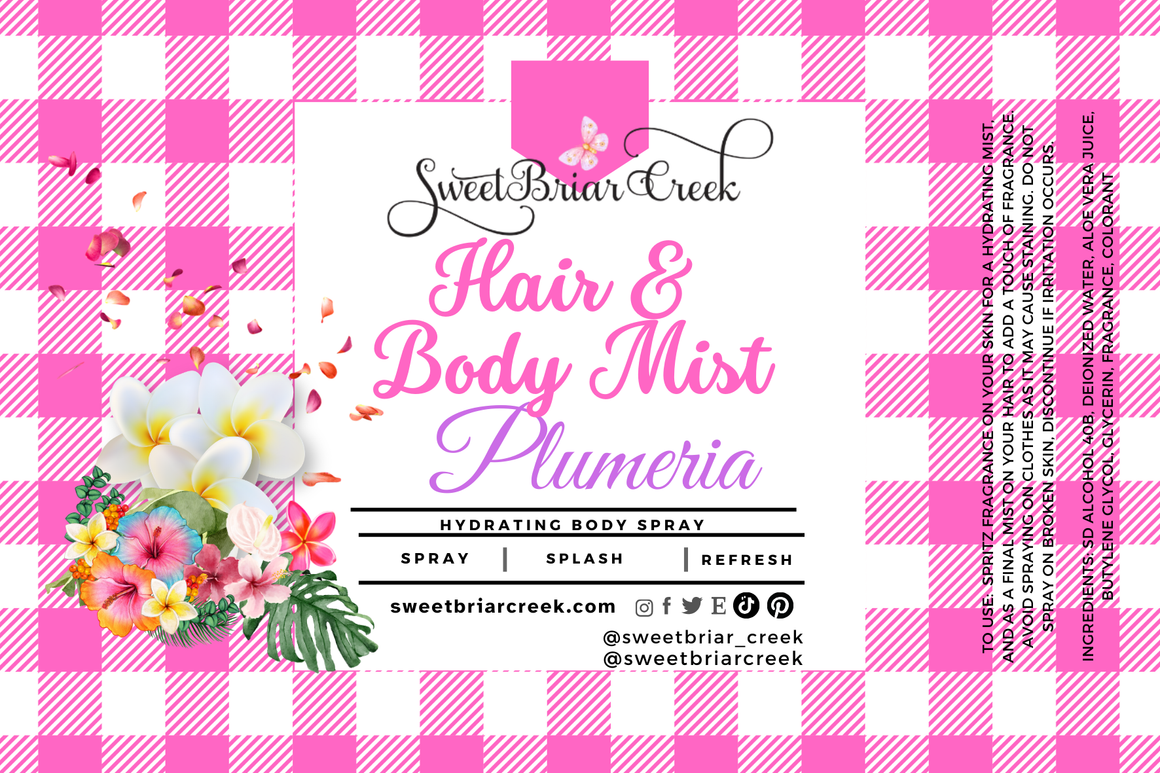 Plumeria Hair & Body Mist