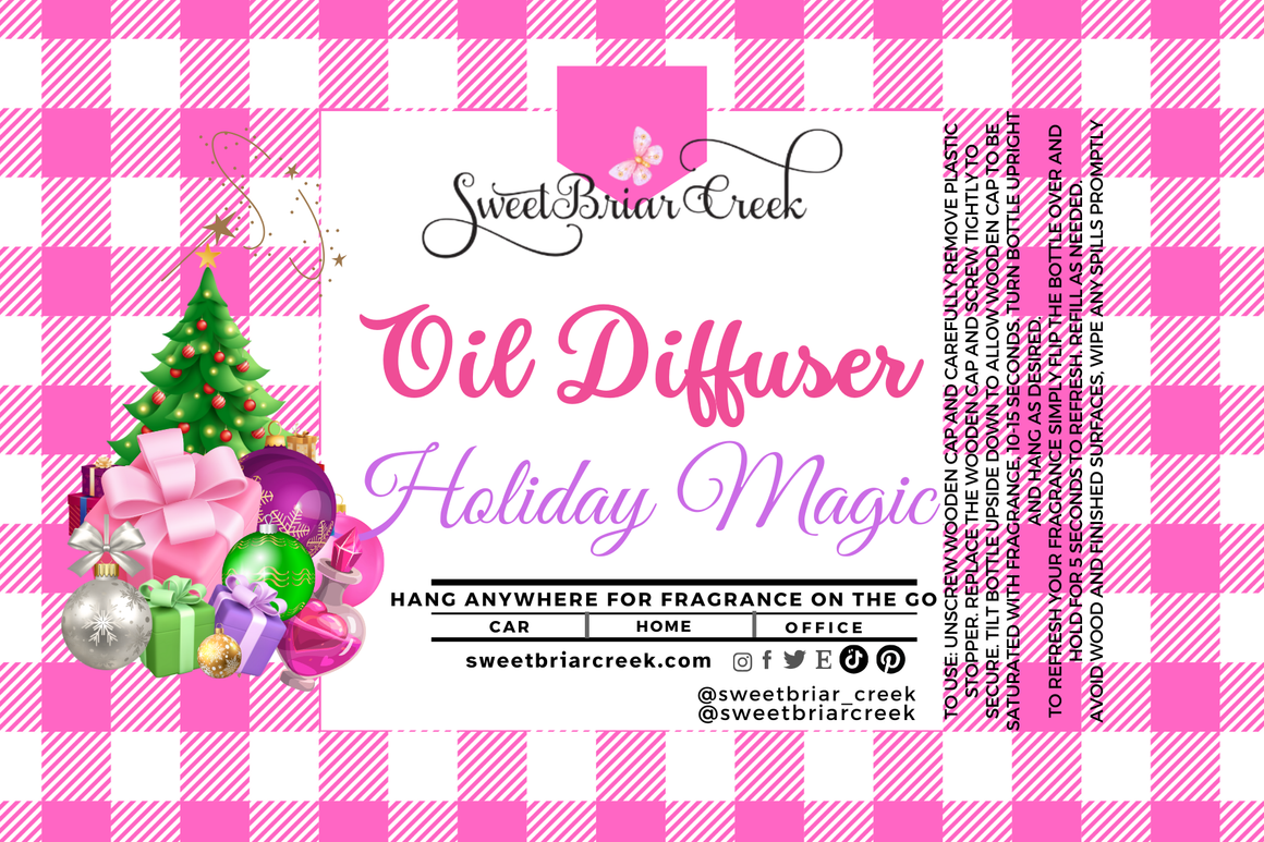 Holiday Magic Hanging Car Diffuser & Refills