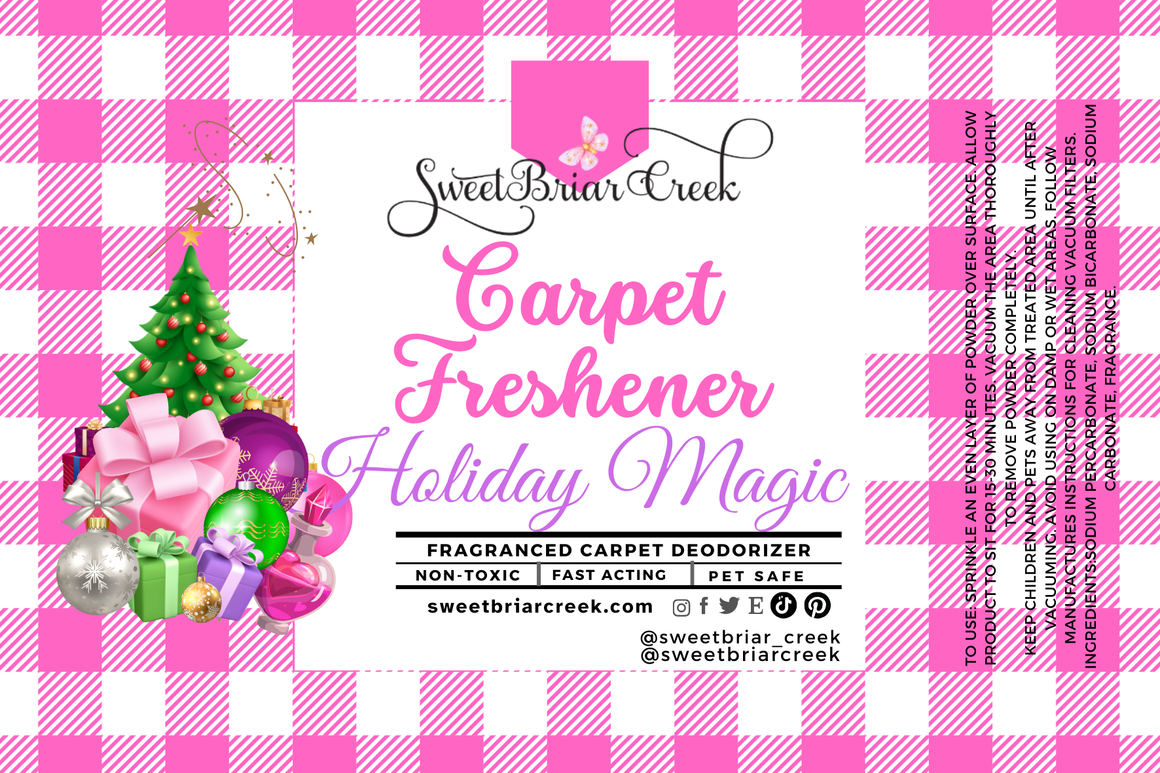 Holiday Magic Carpet Freshener Powder