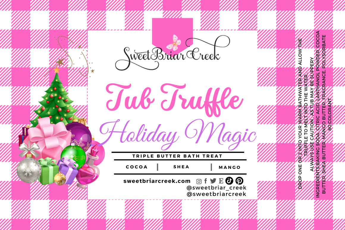 Holiday Magic Bath Butter Tub Truffles