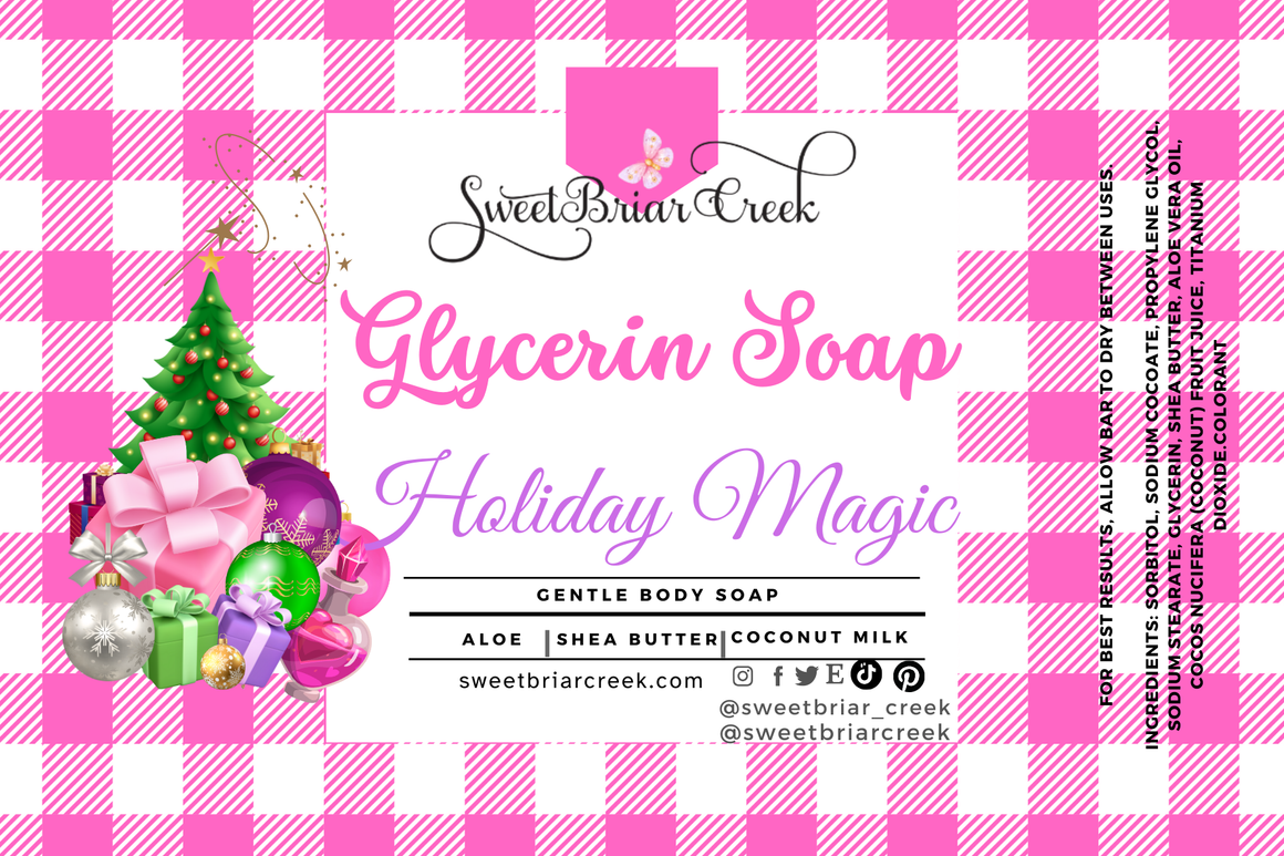 Holiday Magic  Glycerin Soap Bar