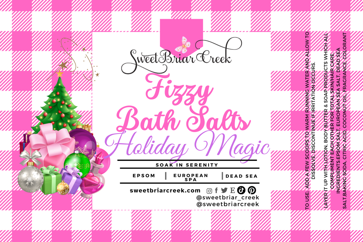 Holiday Magic  Fizzy Bath Salt