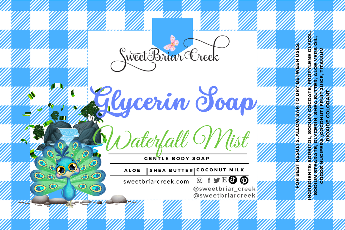 Waterfall Mist Glycerin Soap Bar