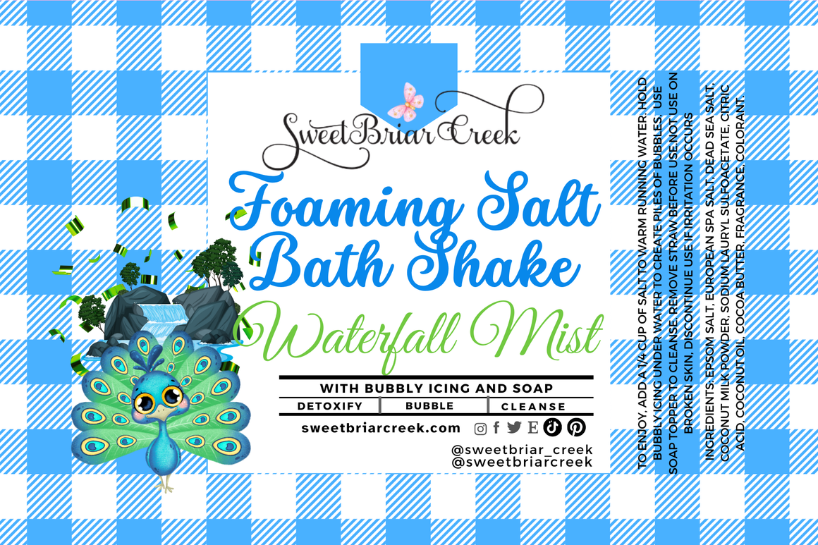 Waterfall Mist Foaming Salt Bath Shake