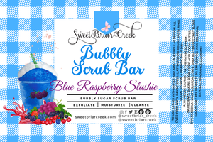 Blue Raspberry Slushie Bubbly Scrub Body Bars